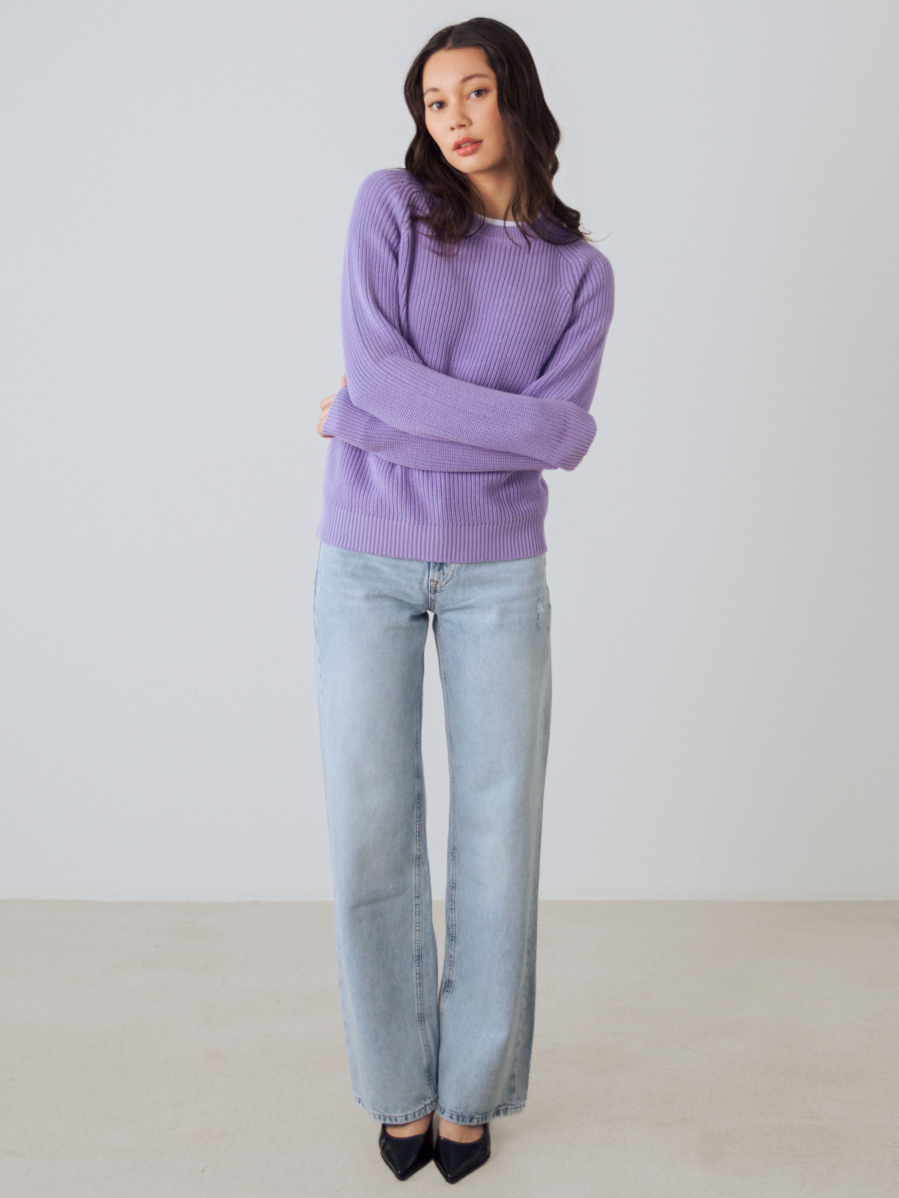 Grobstrick Pullover Damen