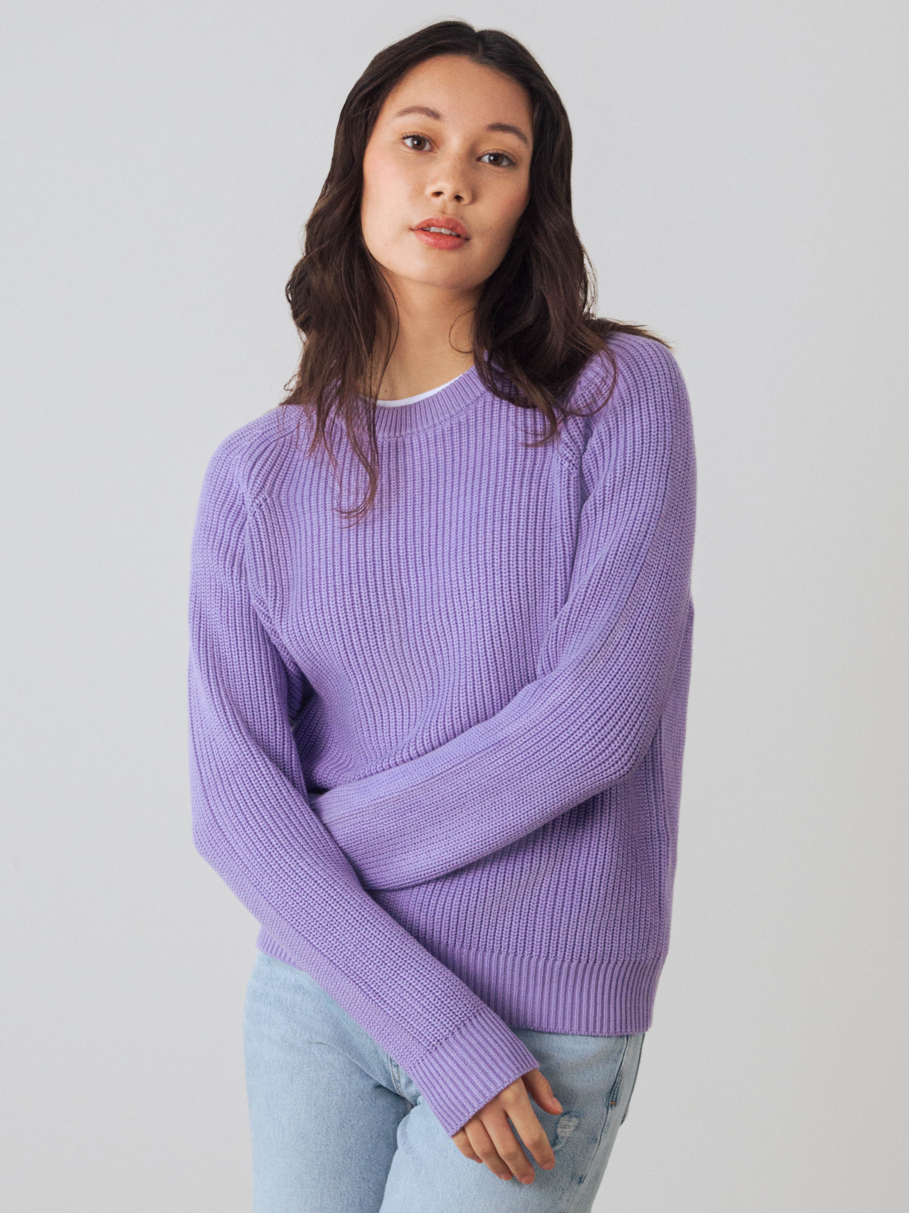 Grobstrick Pullover Damen