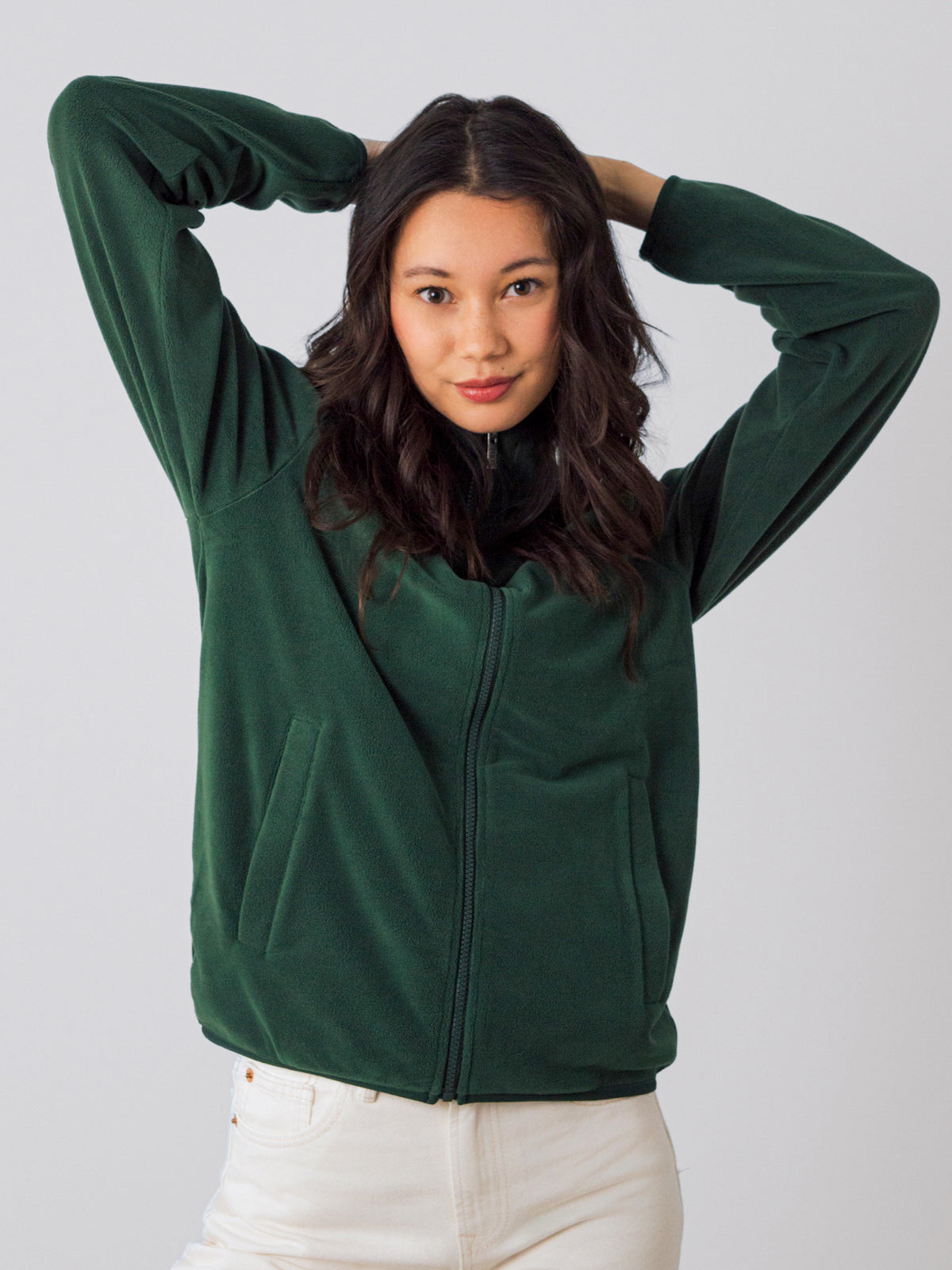 Fleece Jas met Ritssluiting Vrouwen