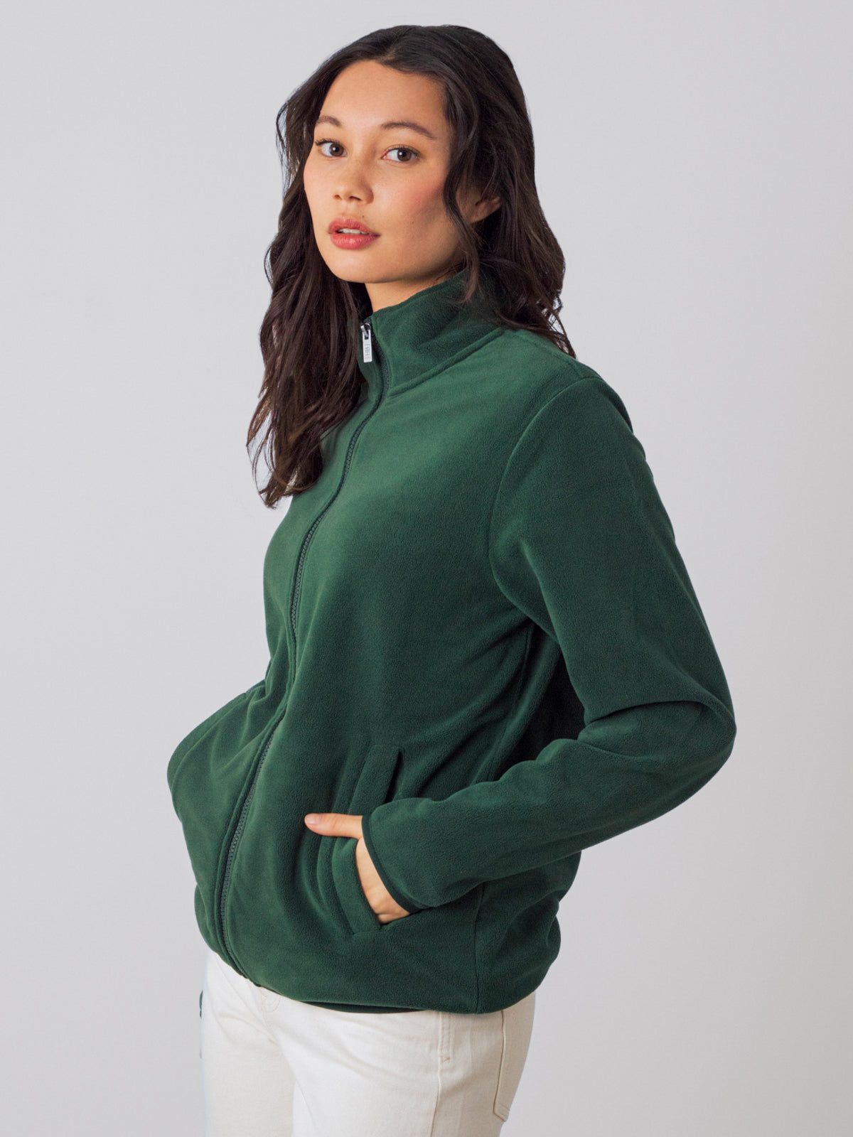 Fleece Jas met Ritssluiting Vrouwen