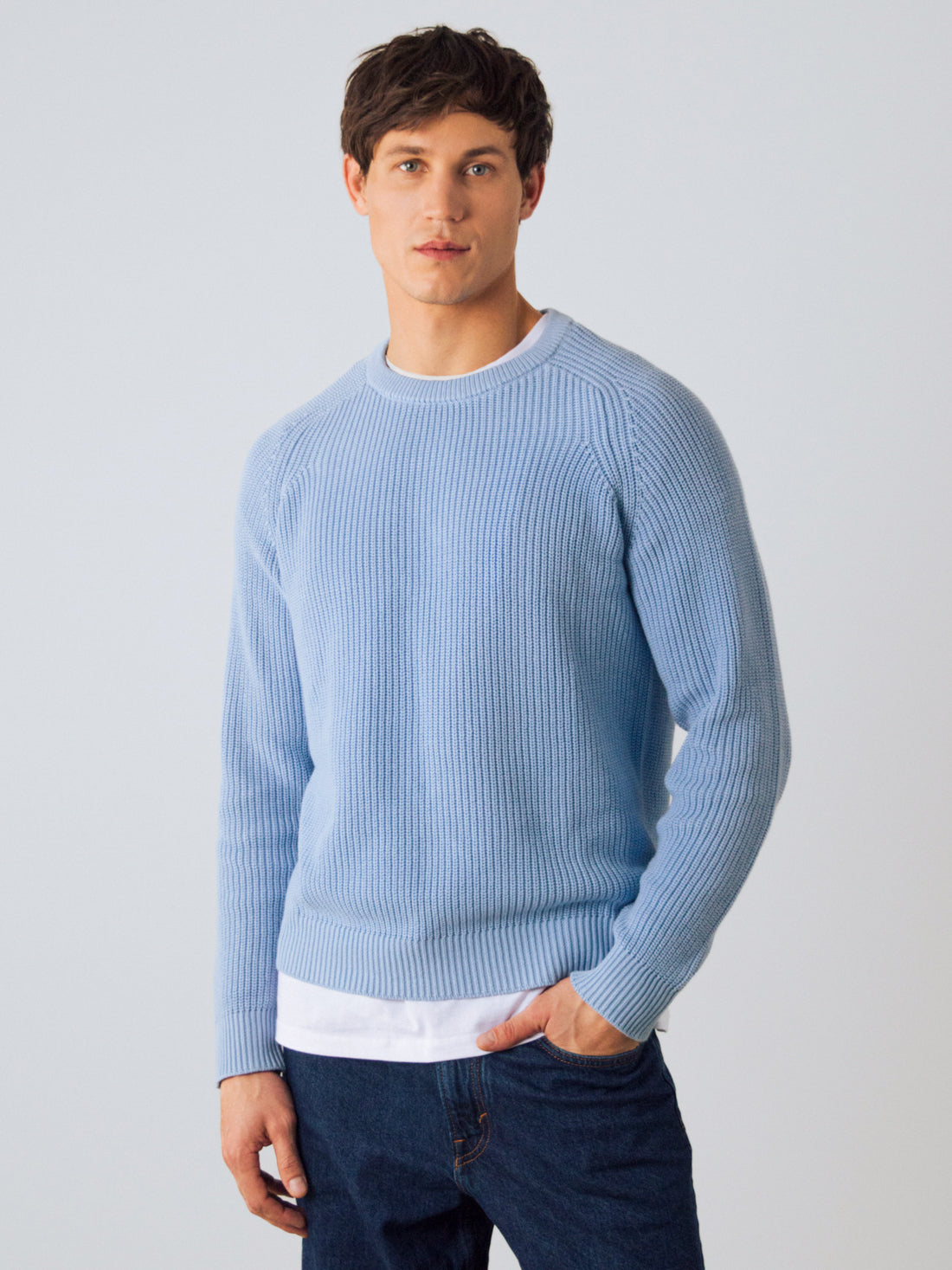Men Heavy Knit Jumper