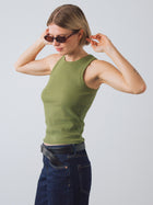 Geripptes Racer-Top