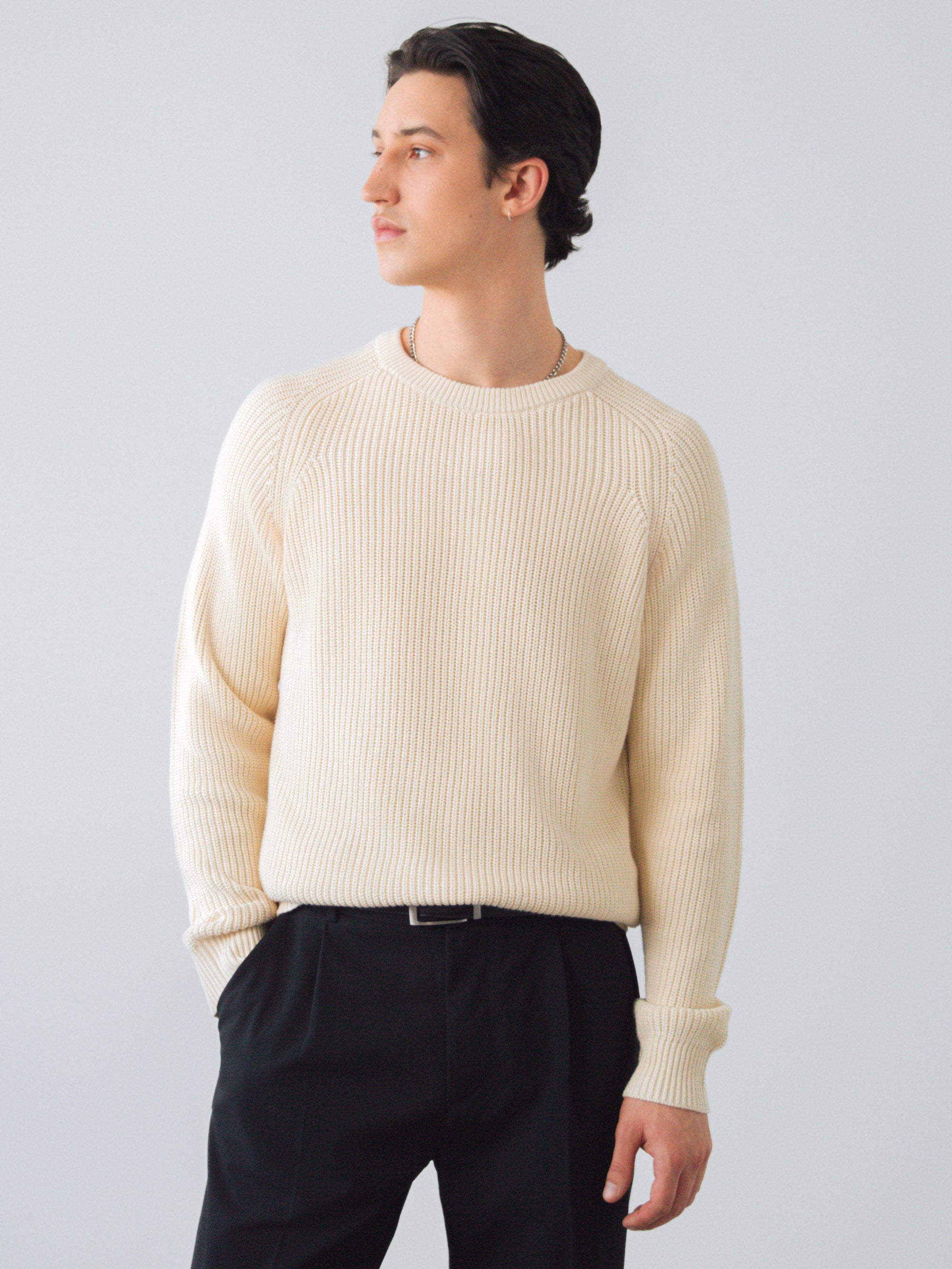 Heavy Knit Jumper Men
