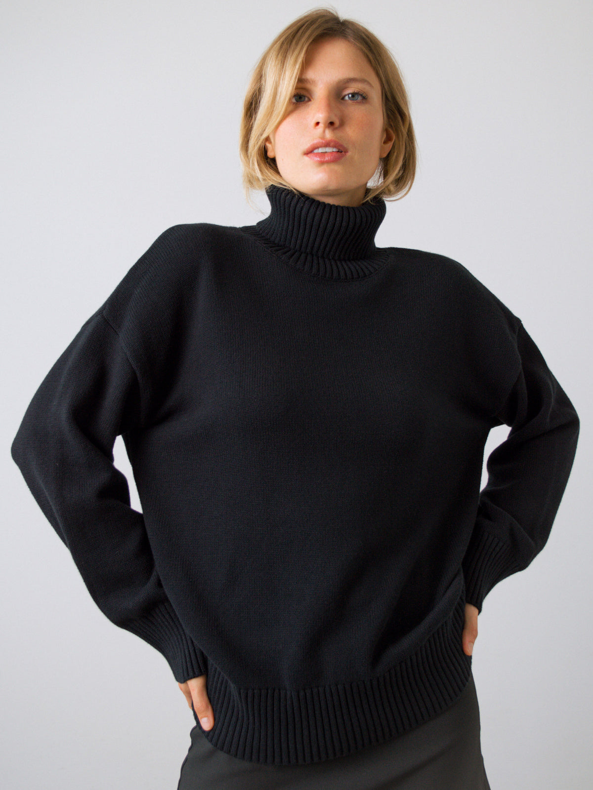Chunky Rollkragenpullover Frauen