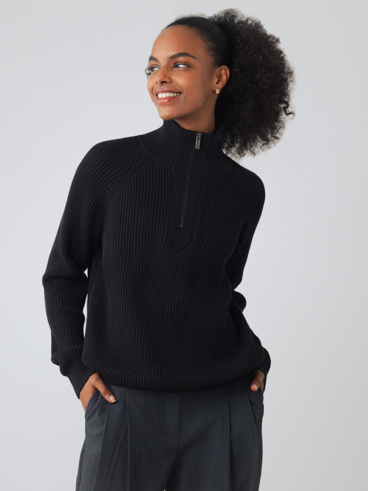 Half-Zip Knit