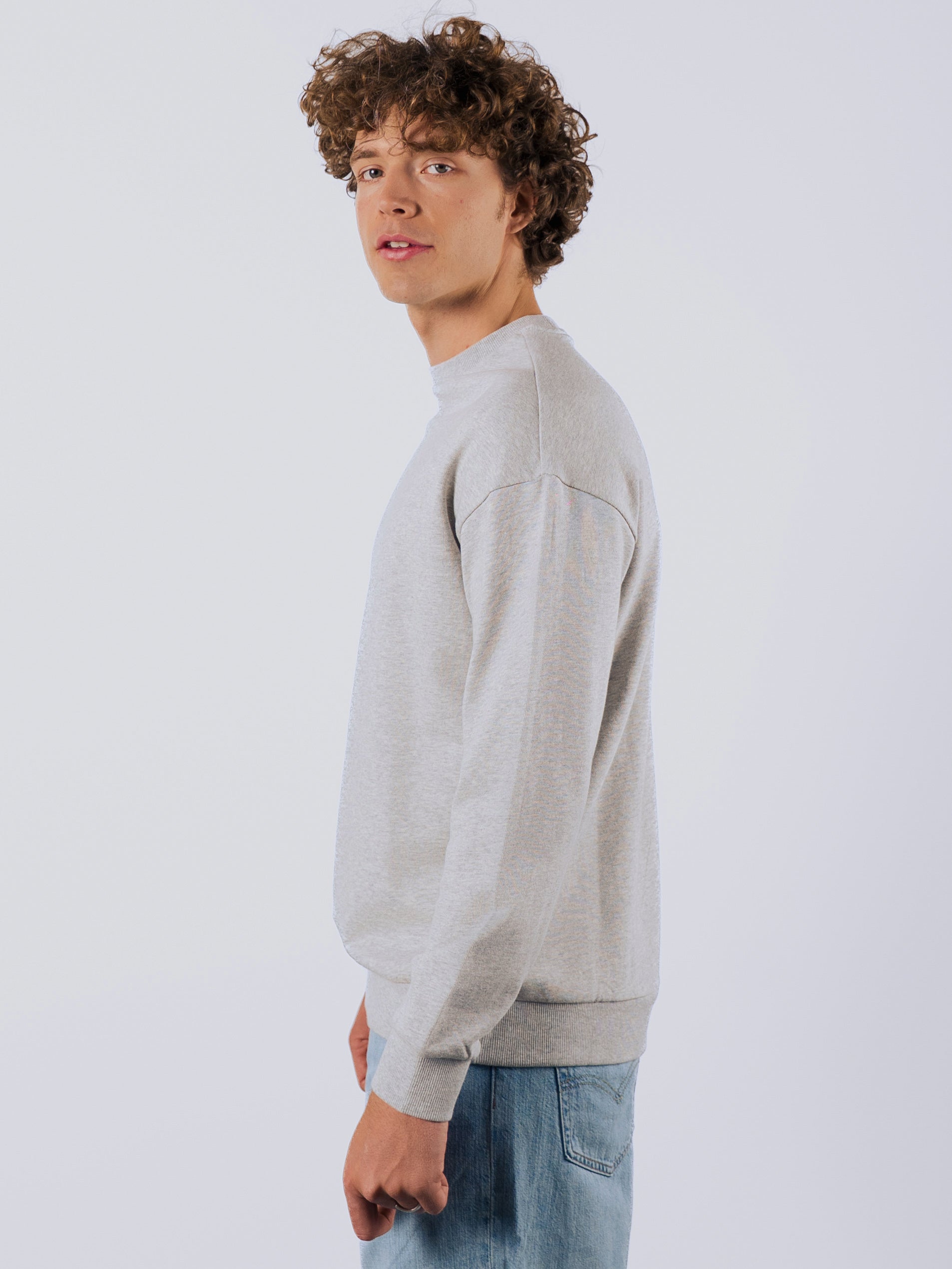 Leichter Pullover mit Rundhalsausschnitt