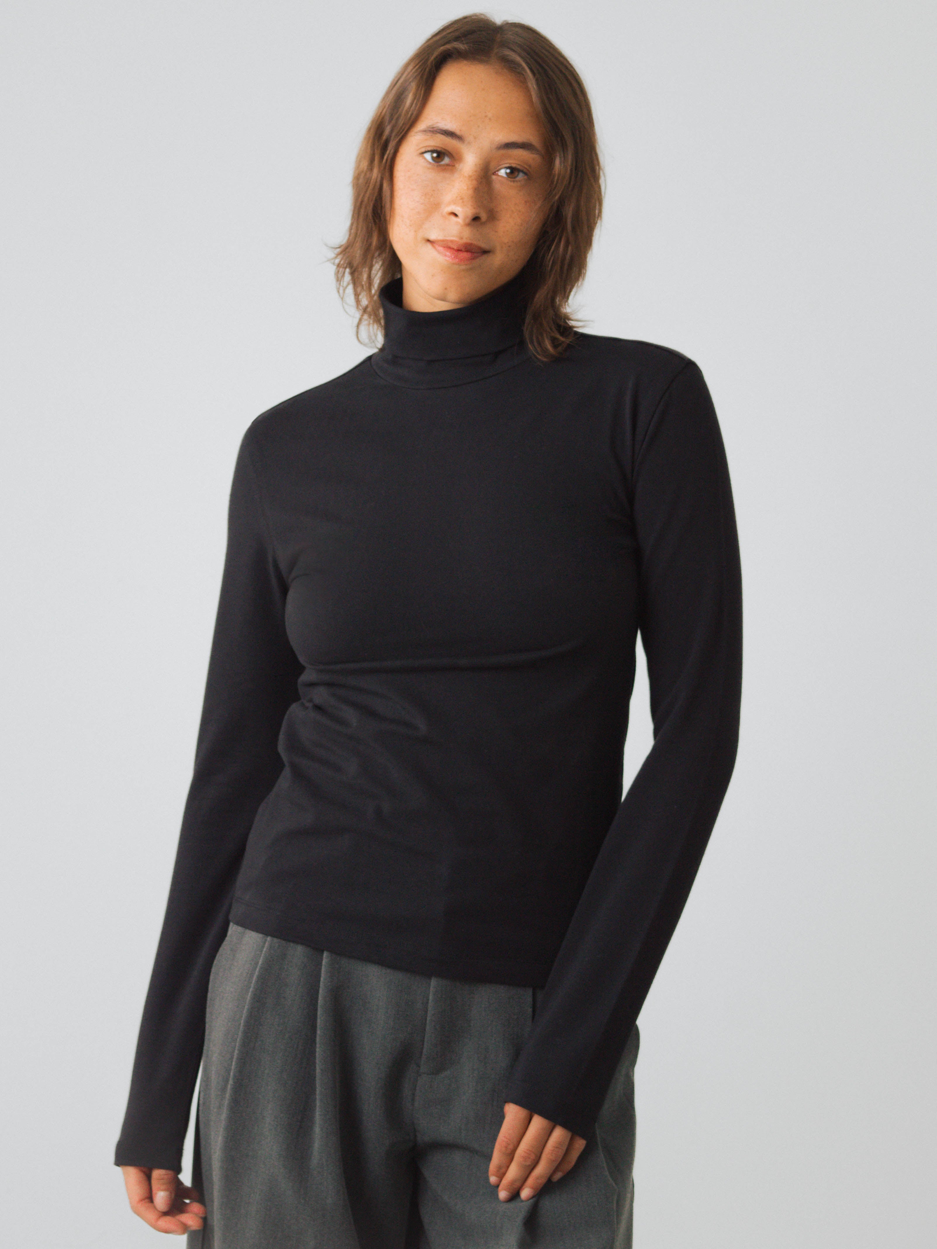 Jersey Turtleneck