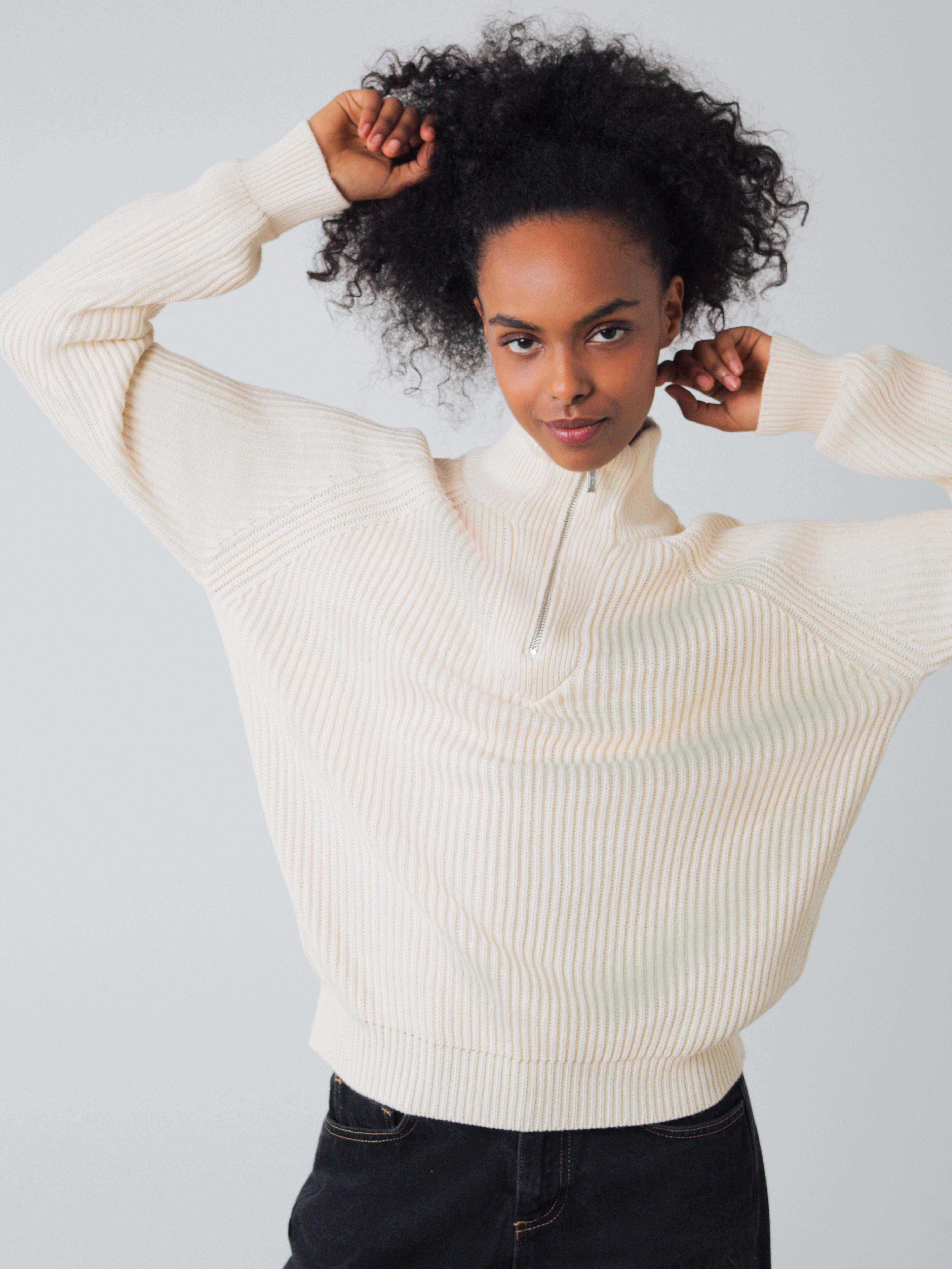 Half-Zip Knit Women