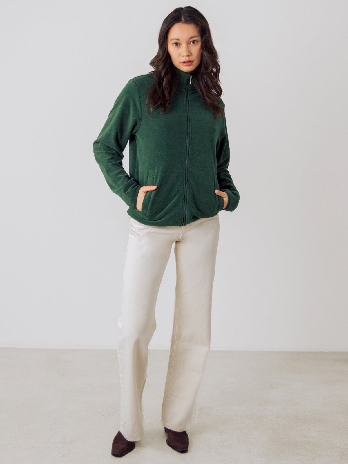 Fleece Jas met Ritssluiting Vrouwen