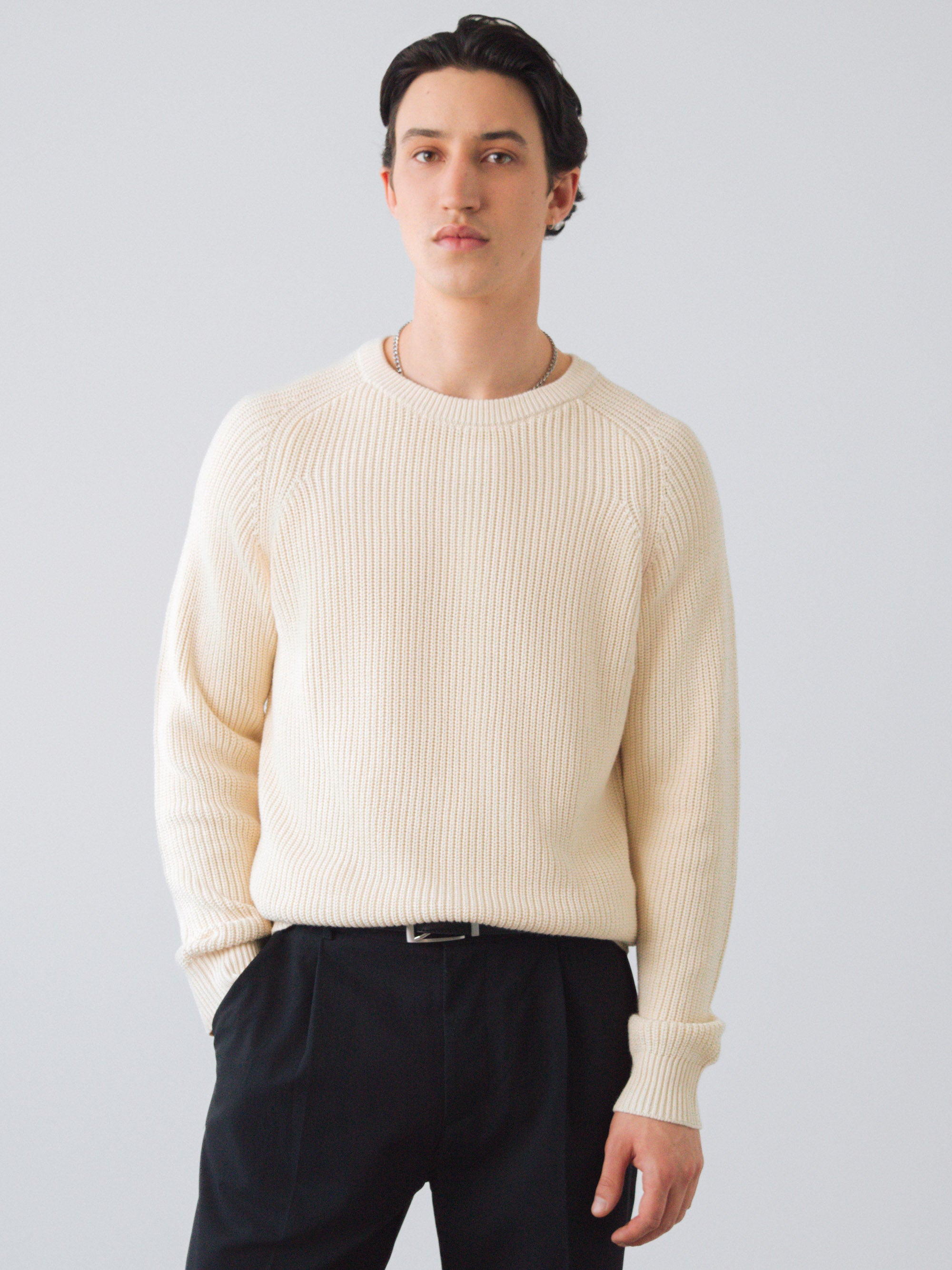 Men Heavy Knit Jumper
