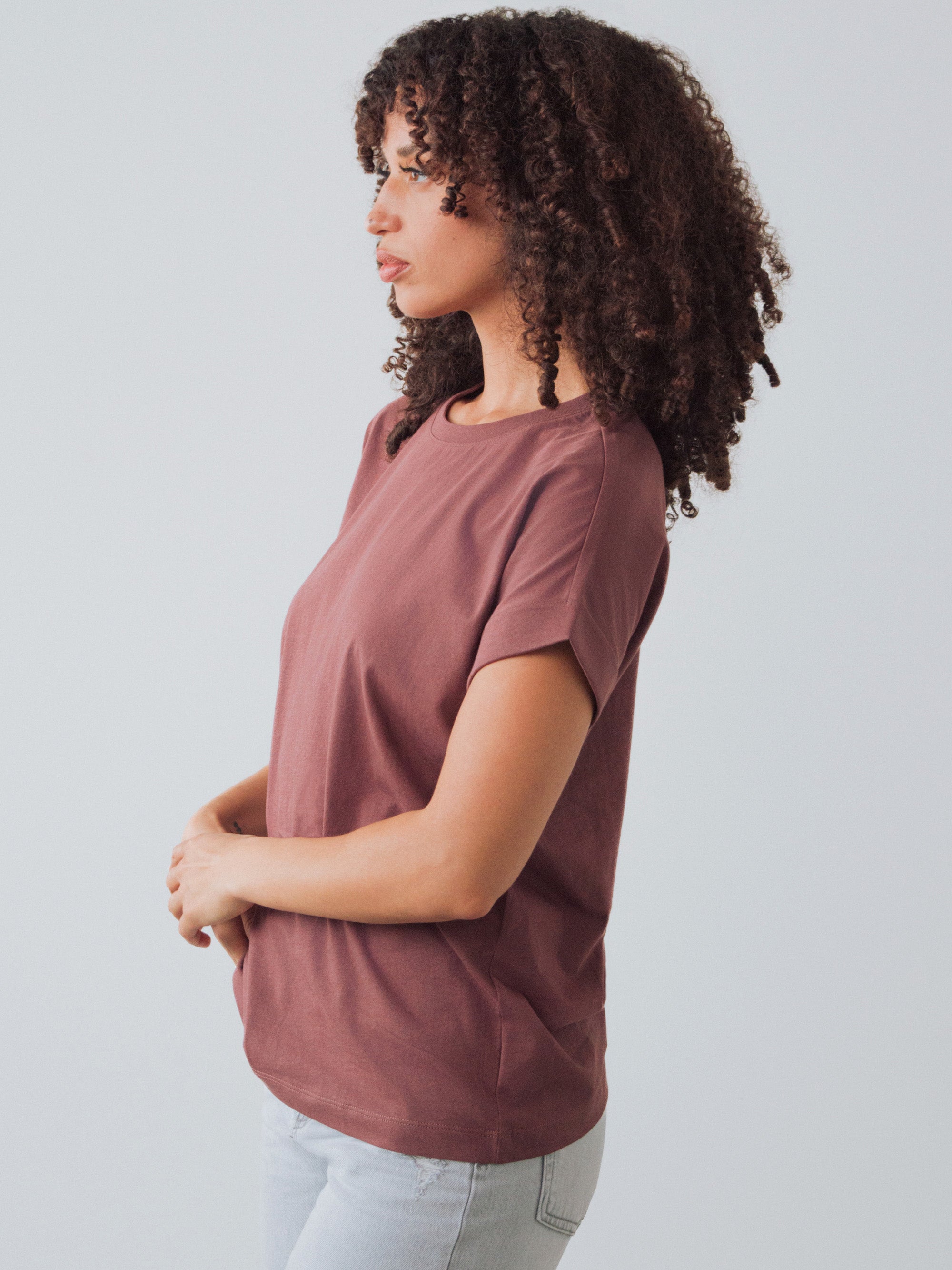 Flügelärmeln T-Shirt