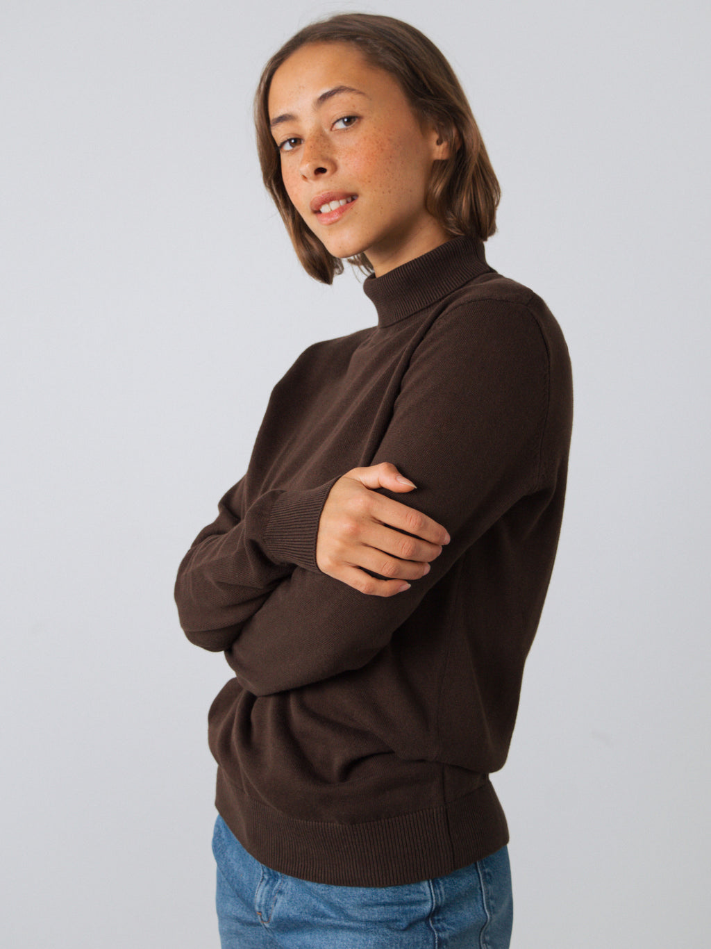 Turtleneck Jumper Women HONEST BASICS