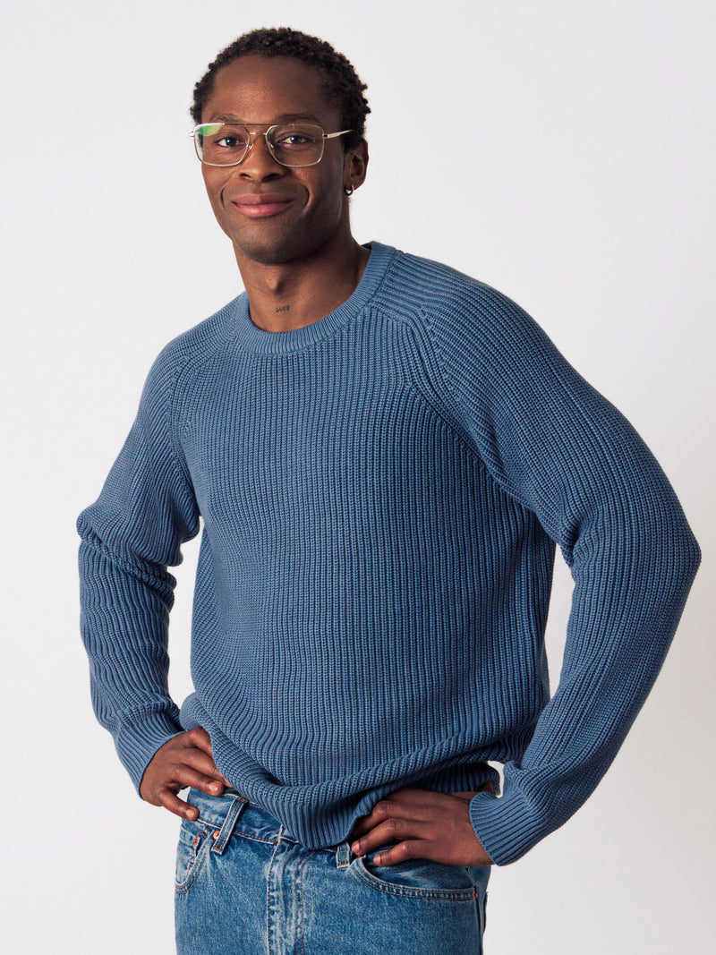 Mens Cotton Fisherman Sweater Men Cotton Knit Jumper Men's Knitted