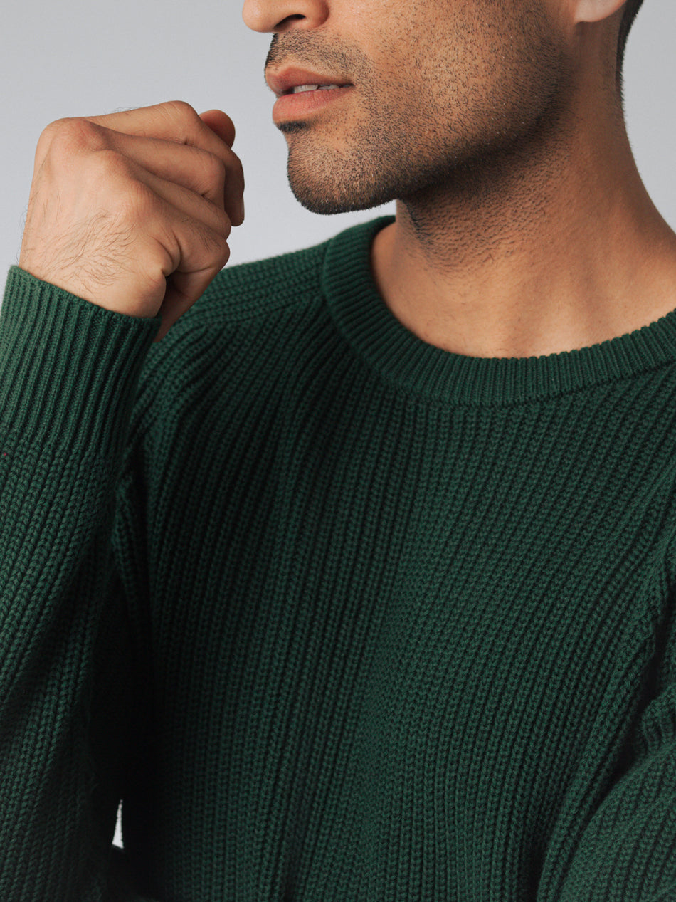 Heavy Knit Jumper Men