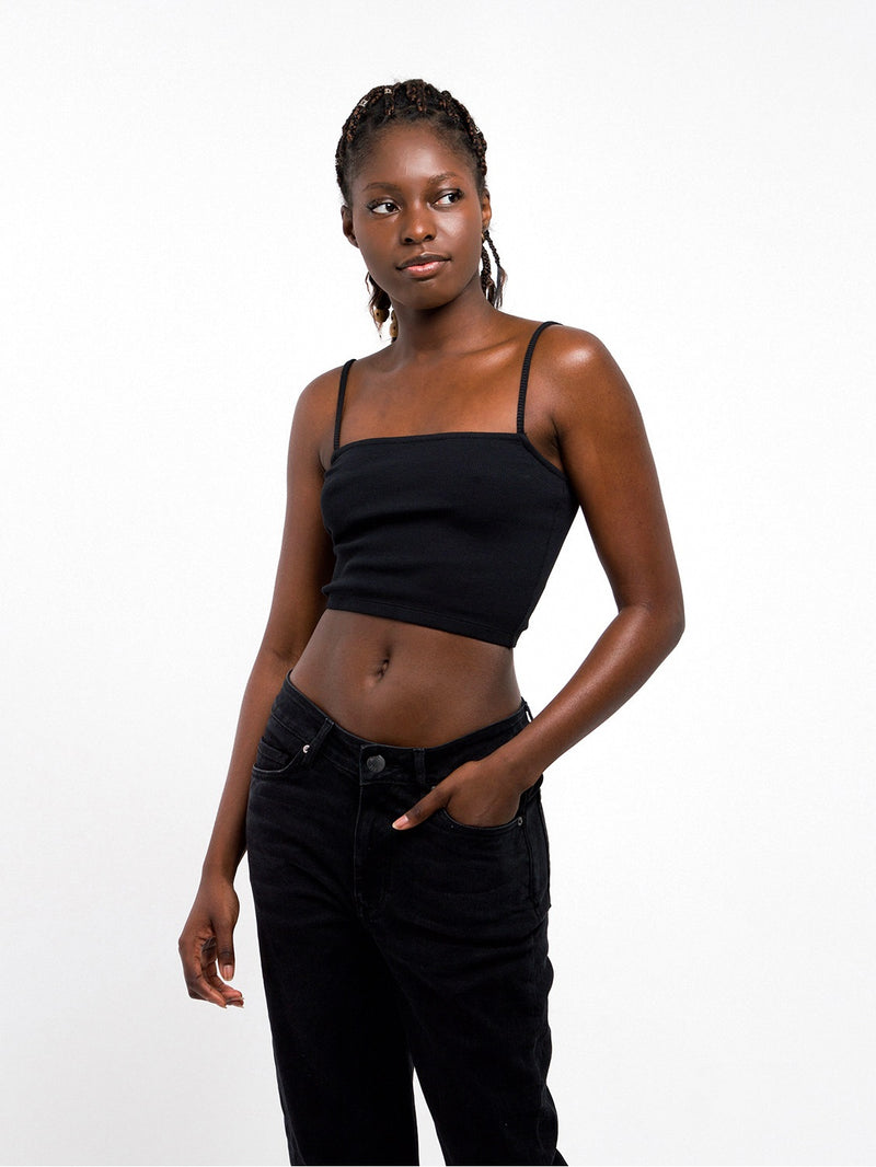 Spaghetti crop top