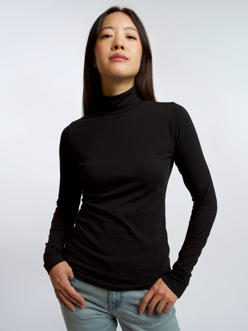 turtleneck with jersey