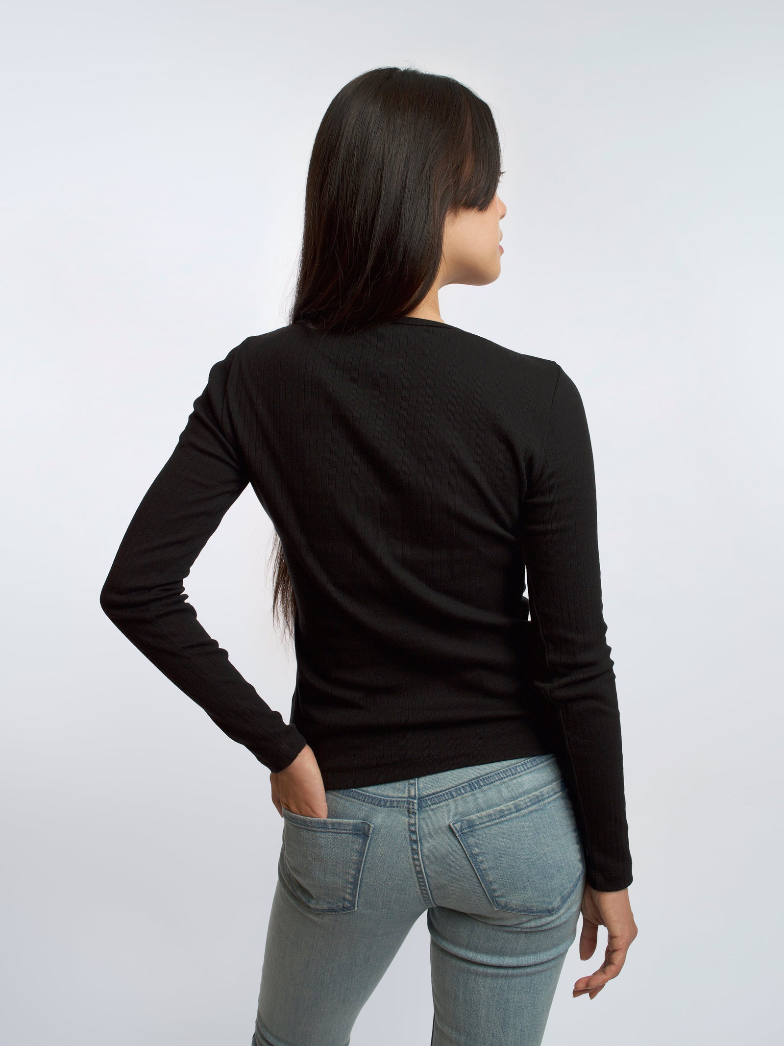 Ribbed longsleeve – HONEST BASICS