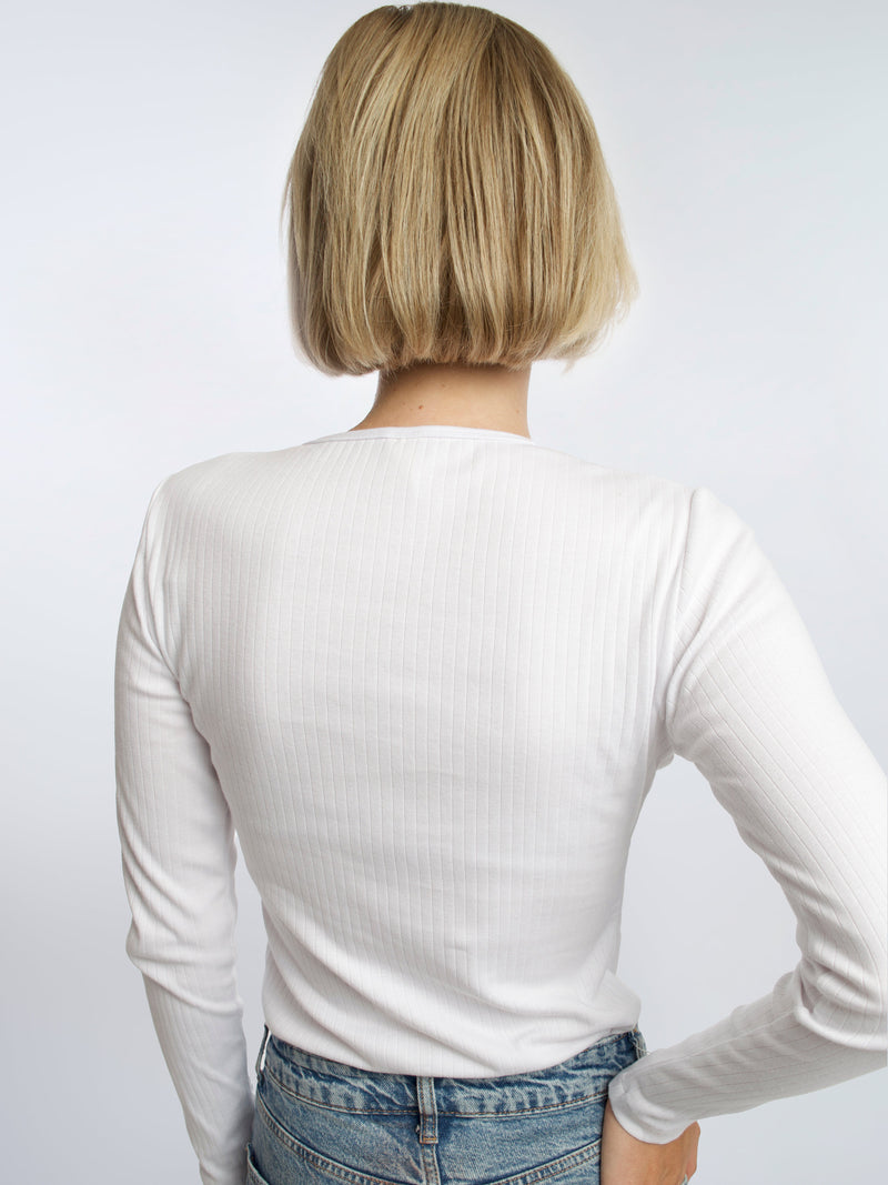 Geribde longsleeve