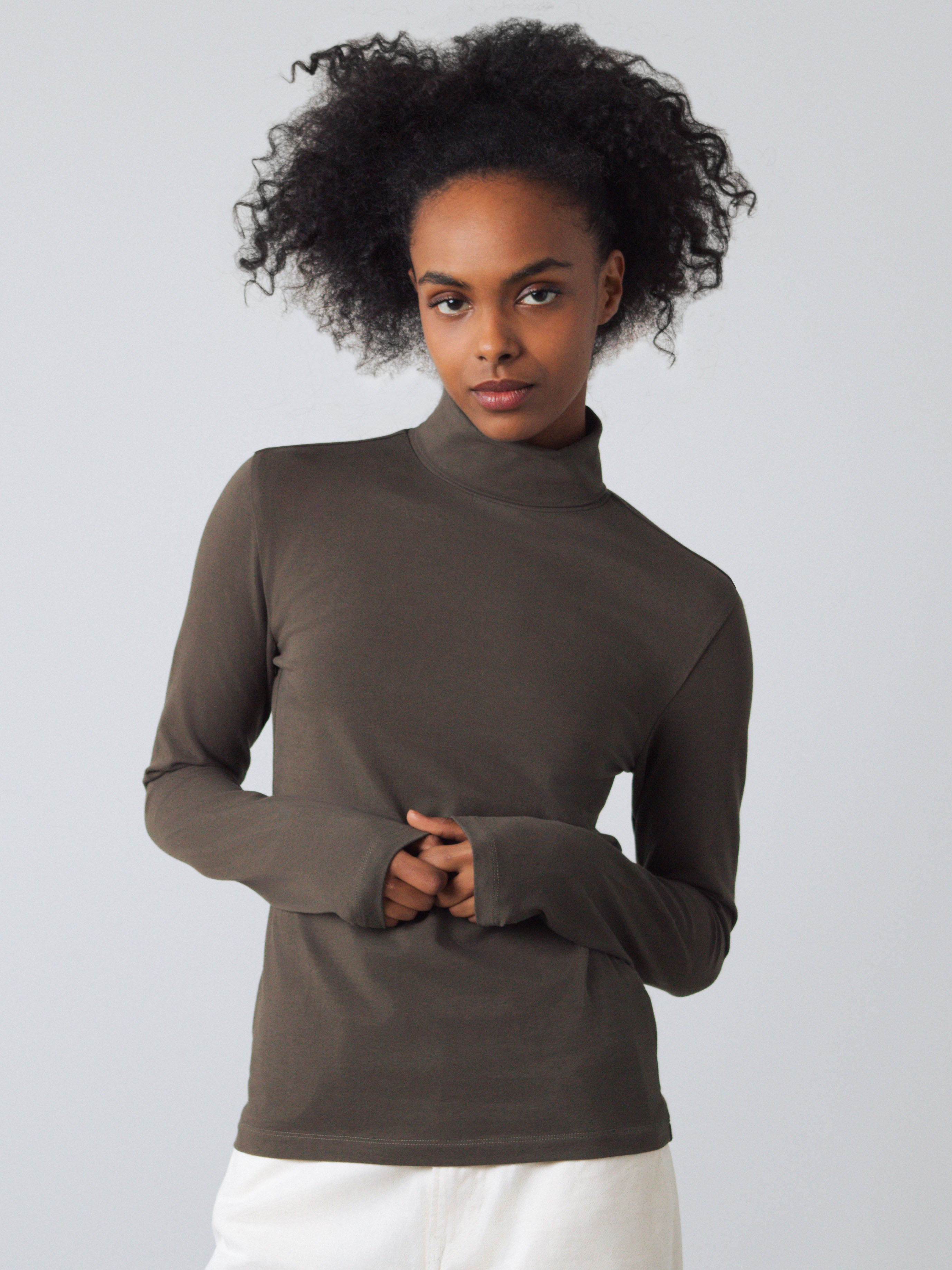 Jersey Turtleneck