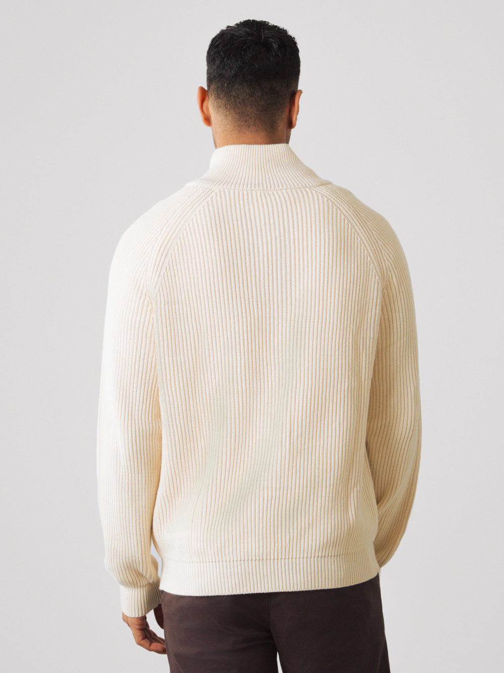 Half-Zip-Strick Männer