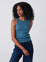 Geripptes Racer-Top