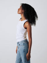 Geripptes Racer-Top